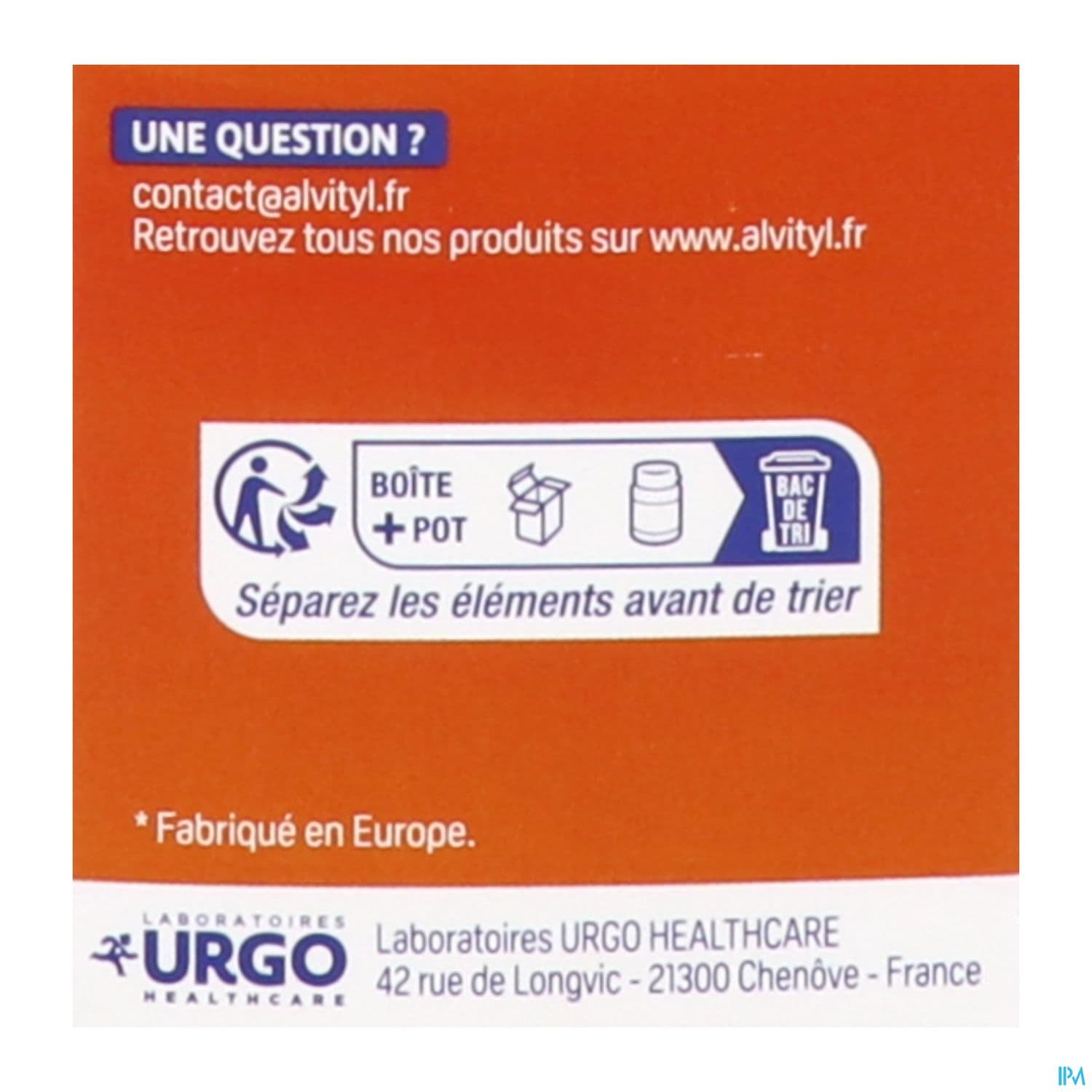 ALVITYL VITALITE CPR A CROQUER 30