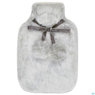 L2n Bouillotte Fourrure Gris Clair