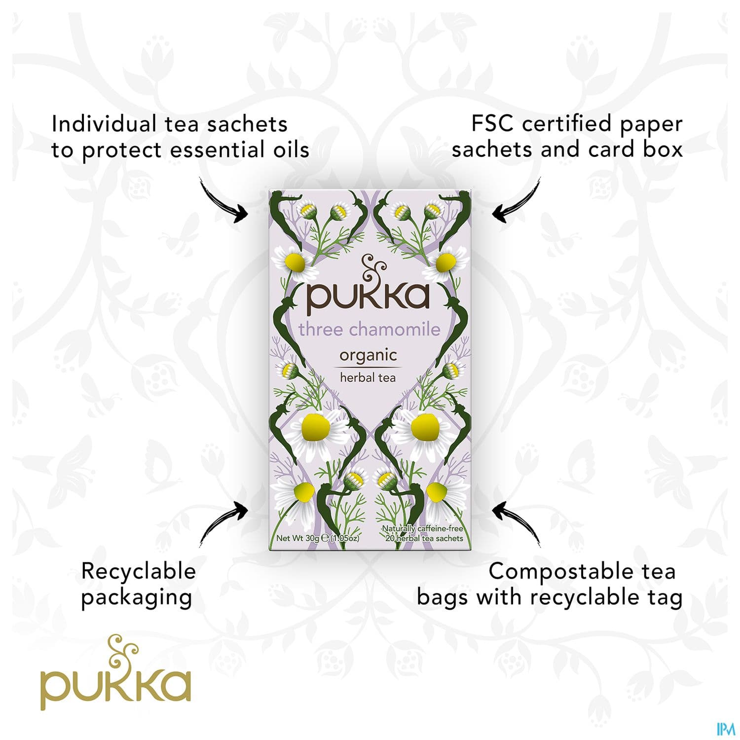 PUKKA INFUS 3CAMOMILLE SACH 20
