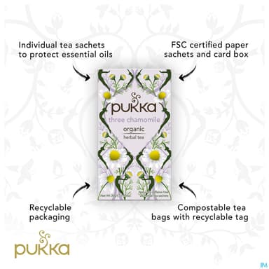 PUKKA INFUS 3CAMOMILLE SACH 20