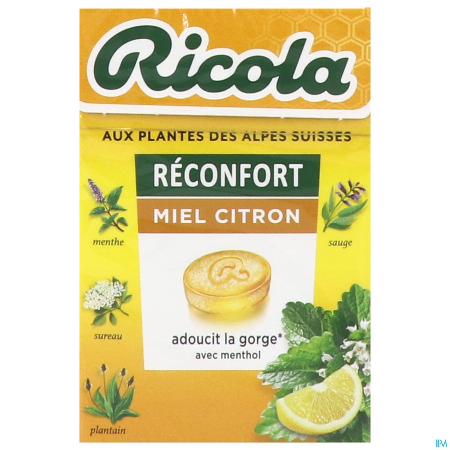RICOLA RECONFORT MIEL CITRON 50G