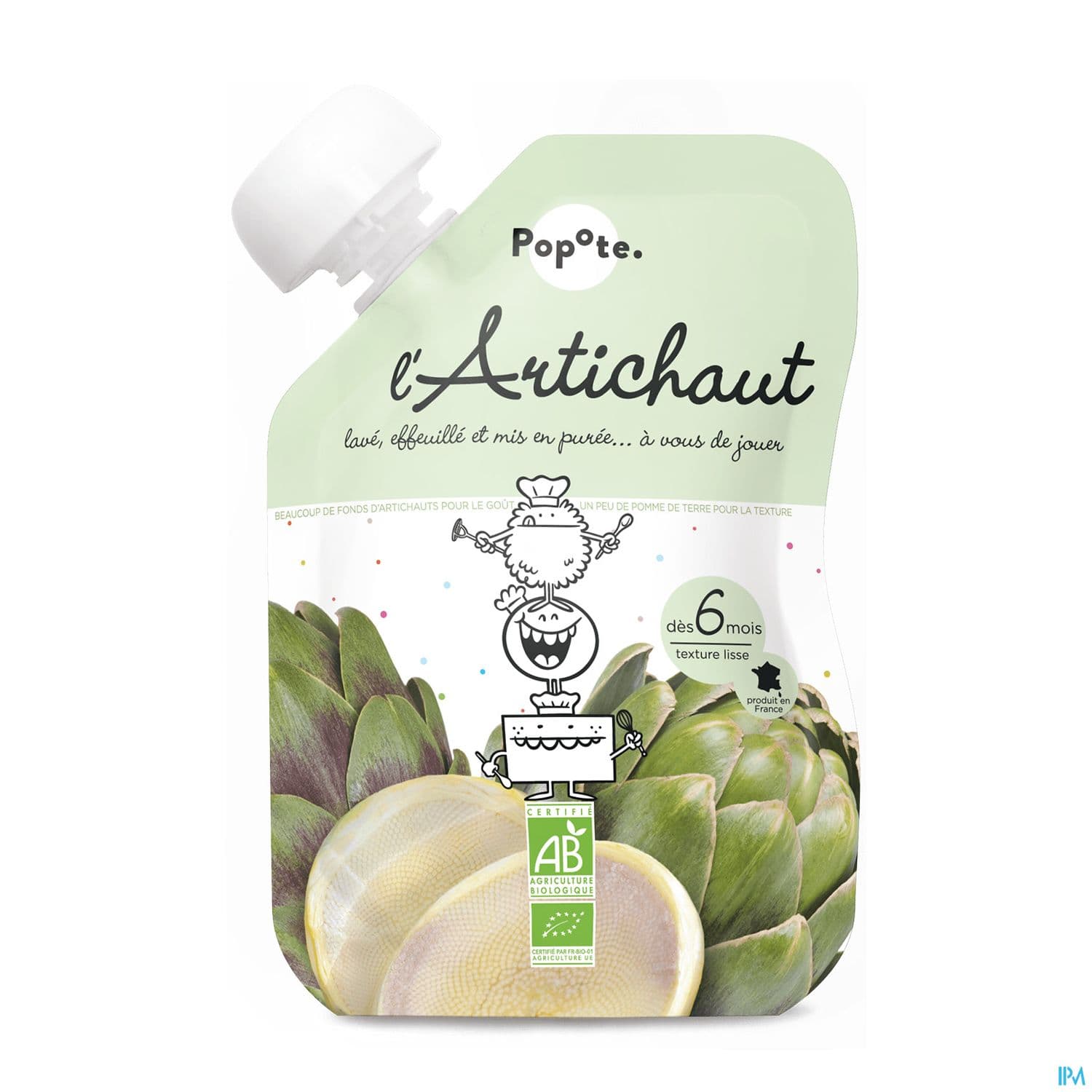 Popote Gourde Artichaut Bio 120g