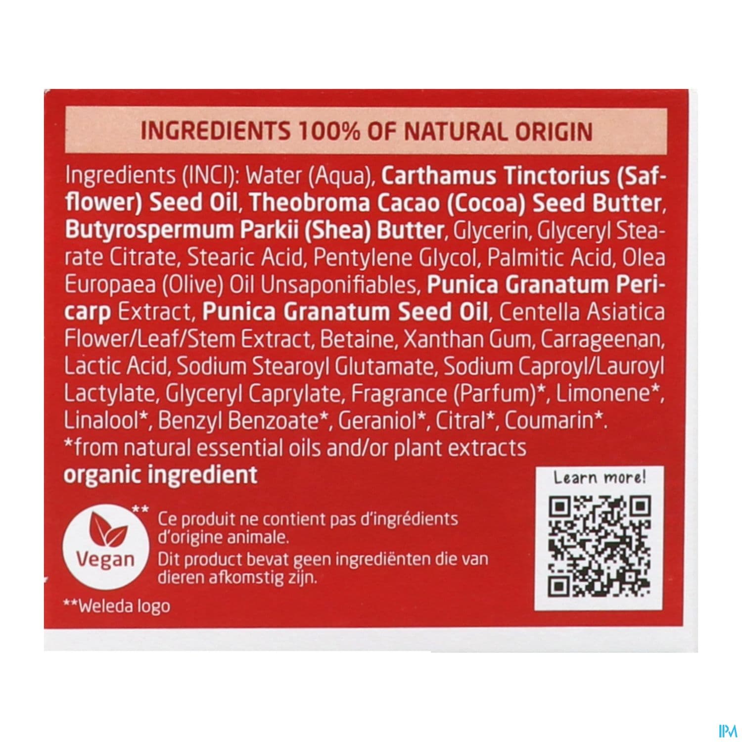 WELEDA BAUME CORPS GRENADE 150ML