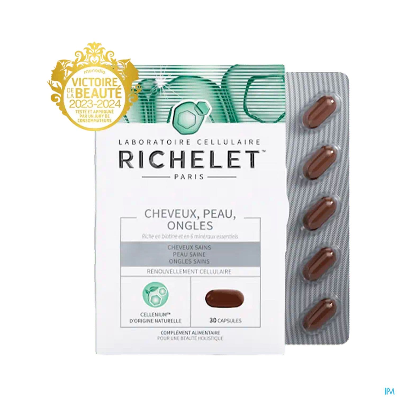 RICHELET CHEVEUX/PEAU/ONGLE CAPS30