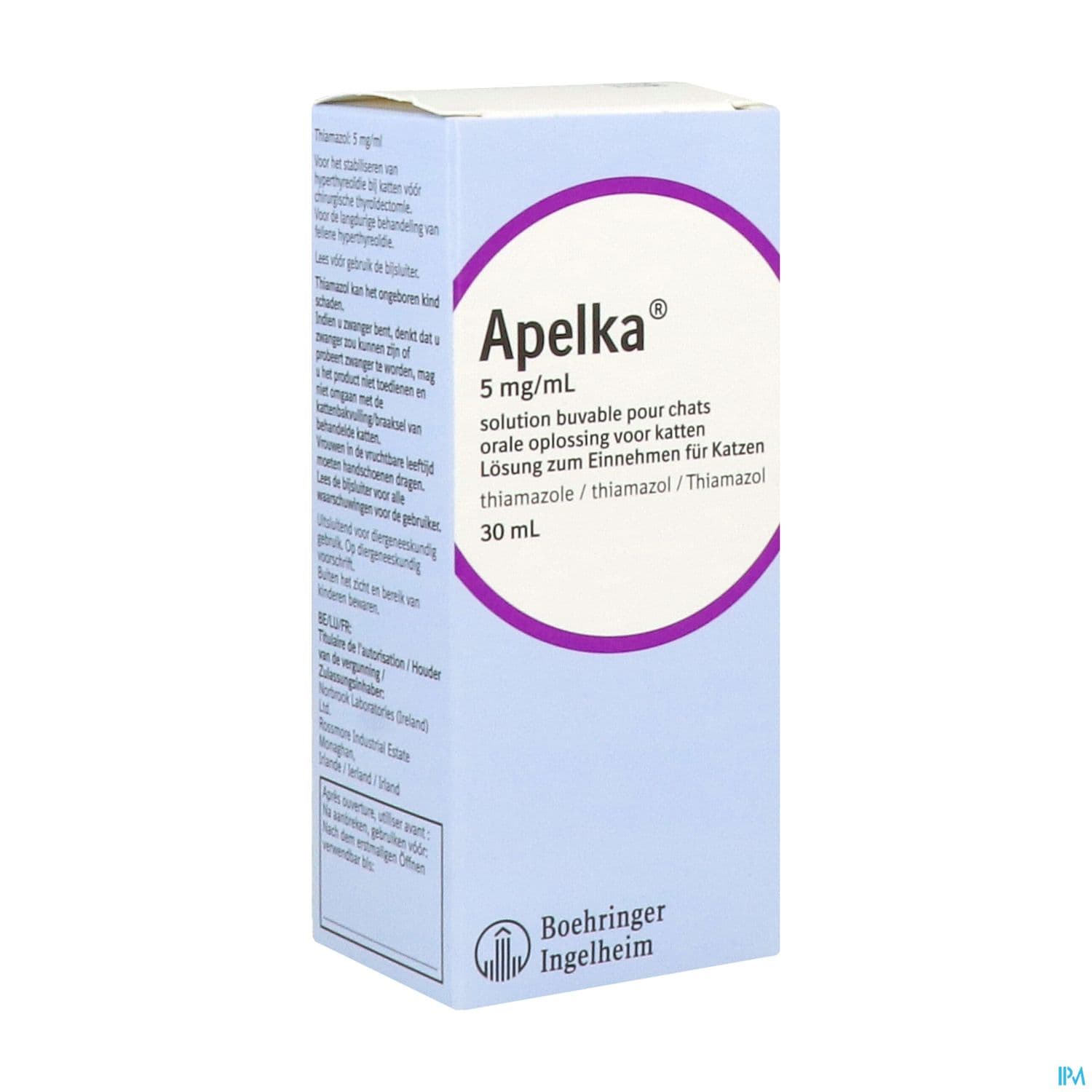 Apelka 5mg/ml Solution Buvable Chat 30ml + Sering