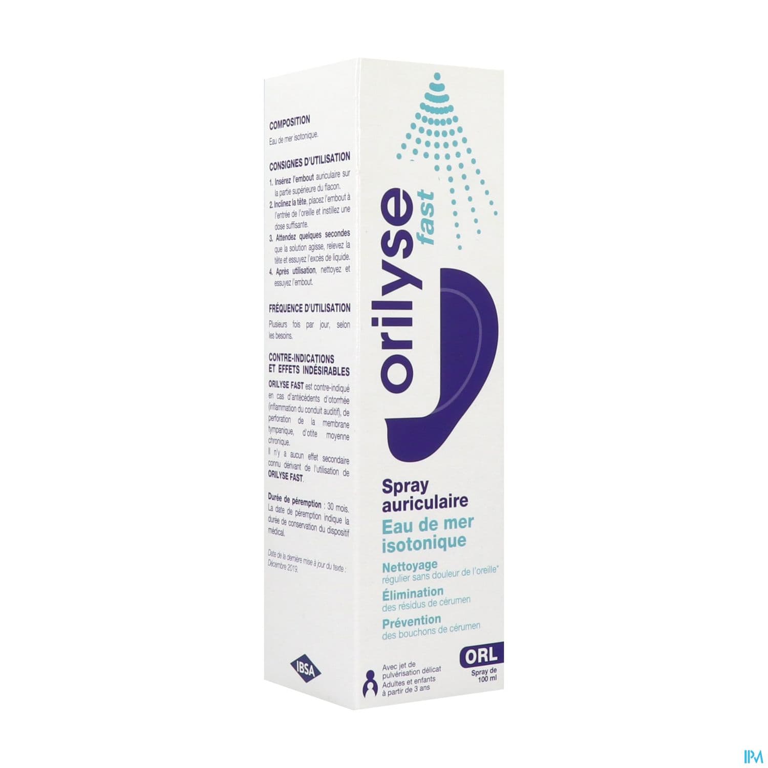 Orilyse Fast Spray Auriculaire 100ml