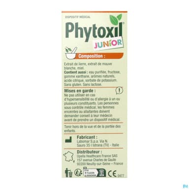 PHYTOXIL TOUX SUCRE JUNIOR SP100ML