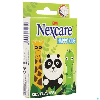 NEXCARE PANS HAPPY KIDS ANIMAUX 20