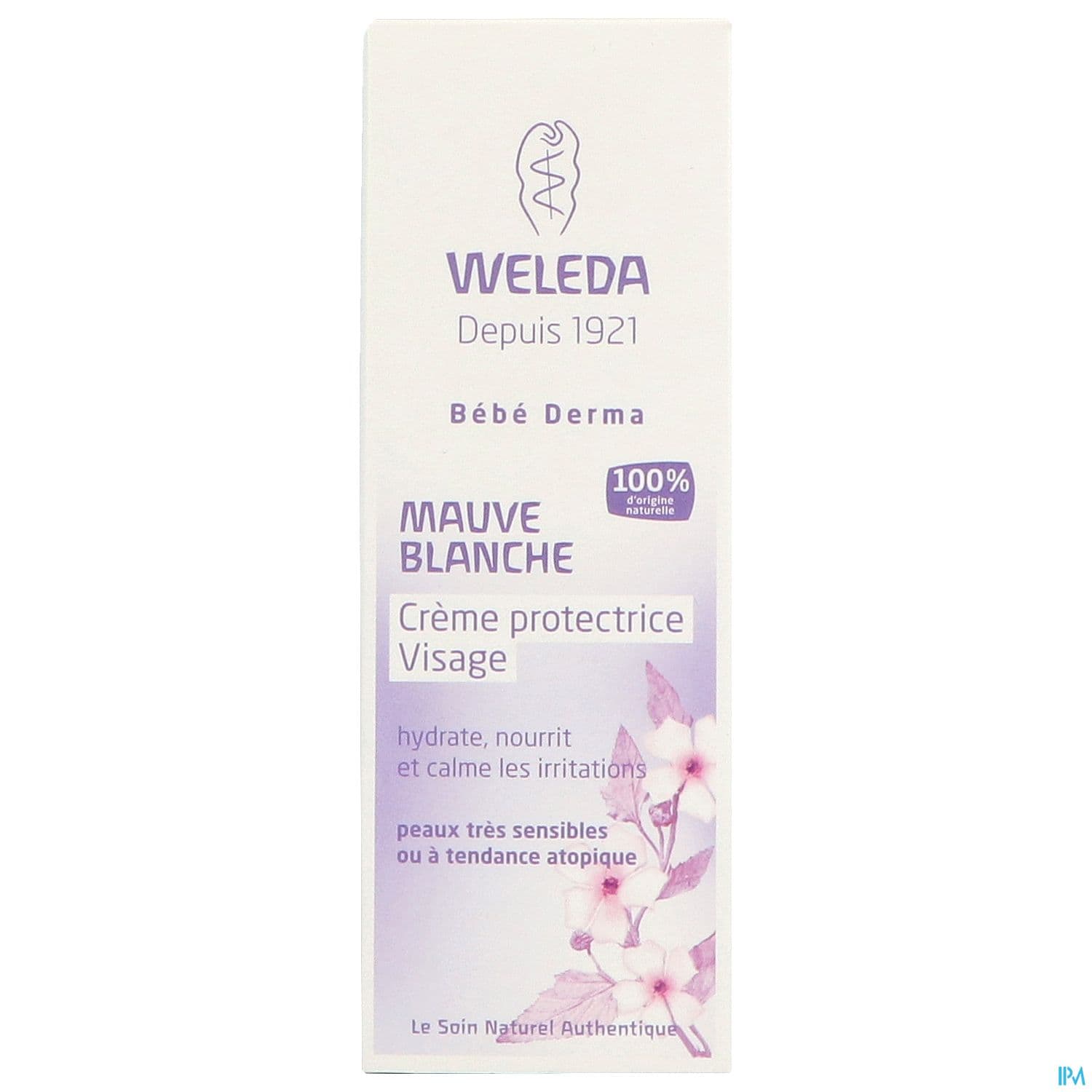 Weleda Mauve Blanche Bebe Creme Protectrice Visage 50ml