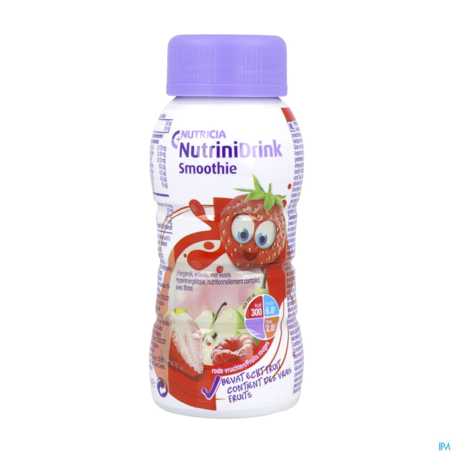 Nutrinidrink Smoothie Fruits Rouges 200ml