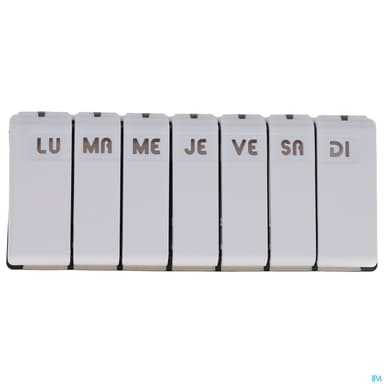 Pilbox Tempo Distributeur Hebdomadaire De Medicaments Compact