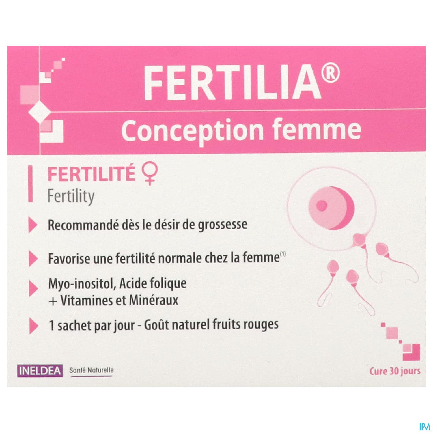 Ineldea Isn Fertilia Conception Femme Fertilite Feminine Sachet 30