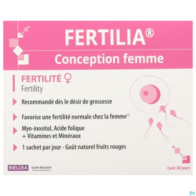 Ineldea Isn Fertilia Conception Femme Fertilite Feminine Sachet 30