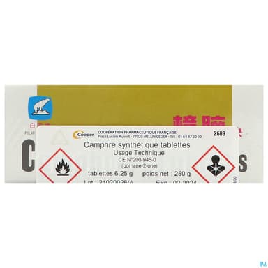 CAMPHRE SYNTHETIQ COOP TABL250G