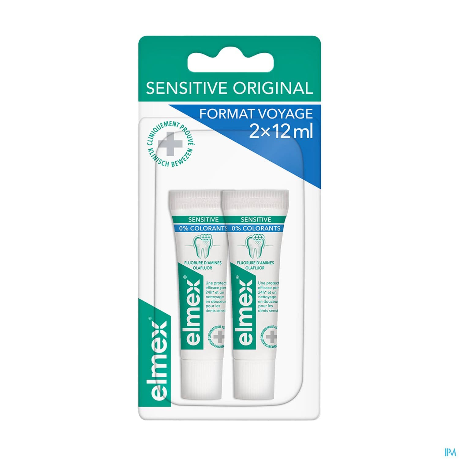 Elmex Sensitive Dentifrice Voyage 12ml X2