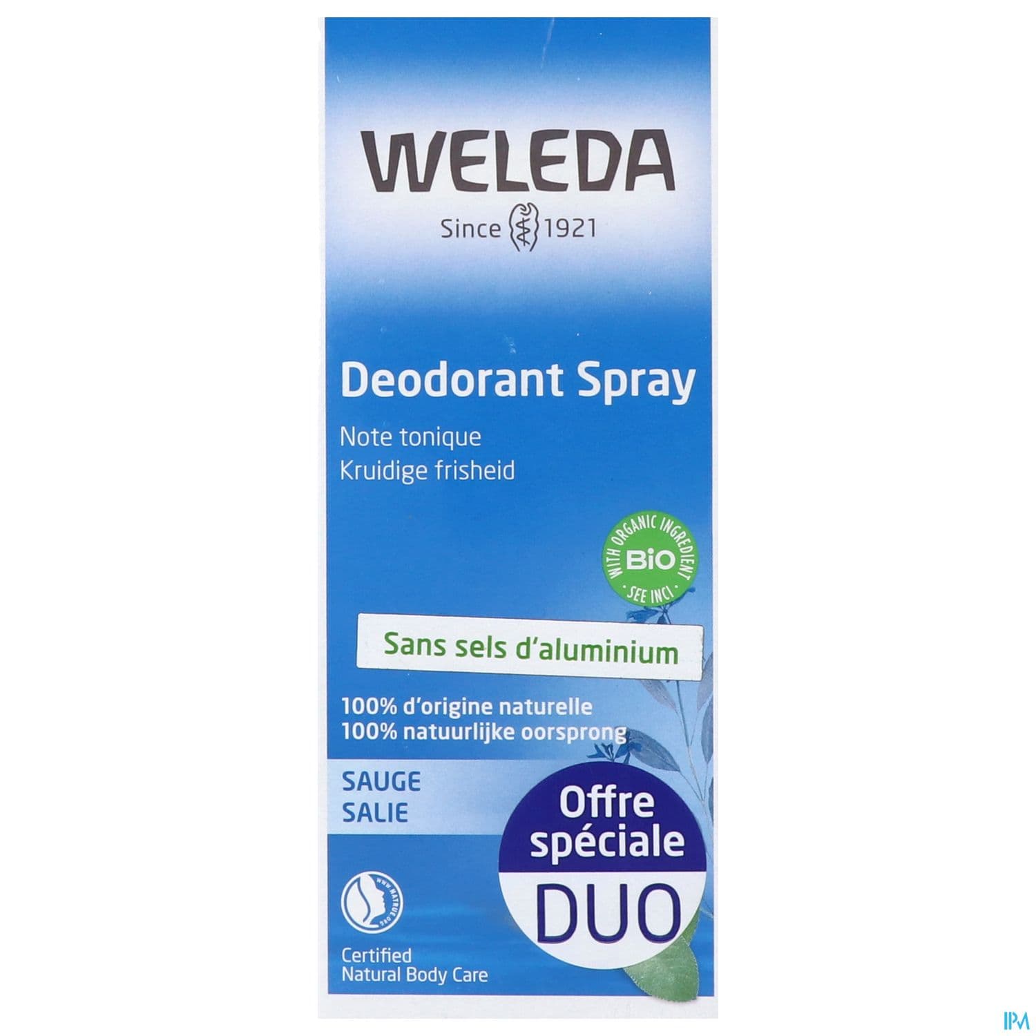 WELEDA DEOD 24H SAUGE SPR 100MLX2