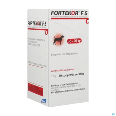 Elanco Fortekor F 5mg Comprime 140