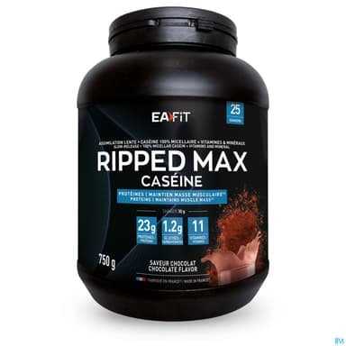 Eafit Ripped Max Caseine Saveur Chocolat 750g