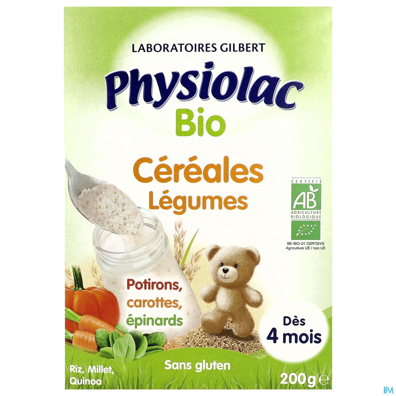 PHYSIOLAC CEREALE LEGUME BIO 200G