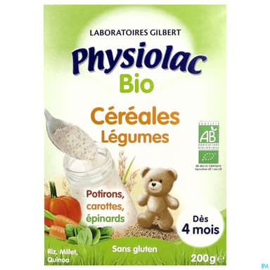 PHYSIOLAC CEREALE LEGUME BIO 200G