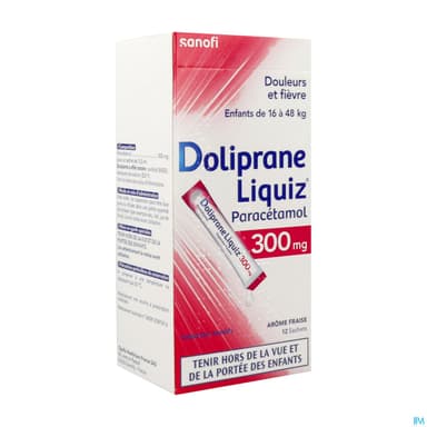 DOLIPRANELIQUIZ 300MG SACHET S/S12