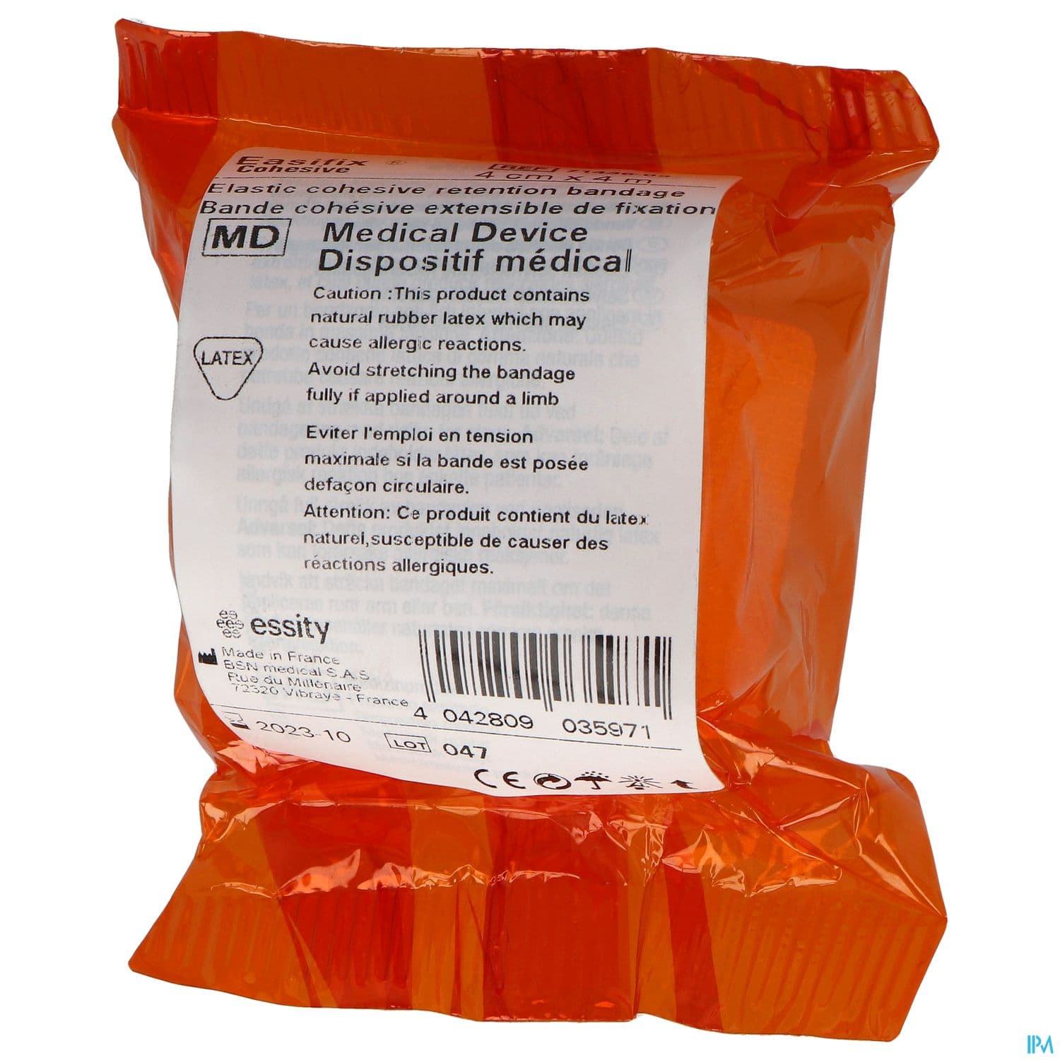 Easifix Bande De Fixation Cohesive 4m X 4cm
