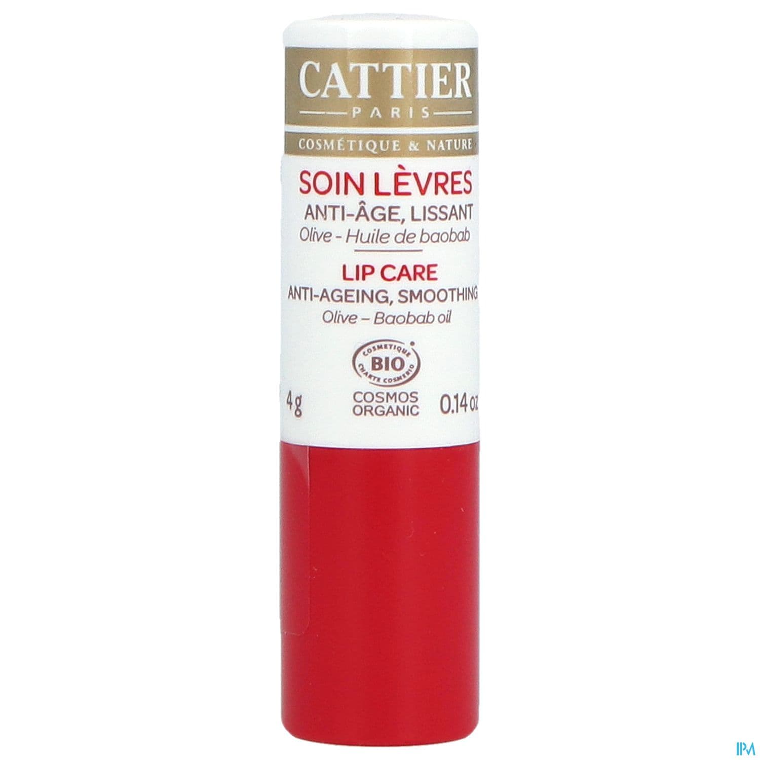 CATTIER SOIN LEVRE A/AGE STICK 4G