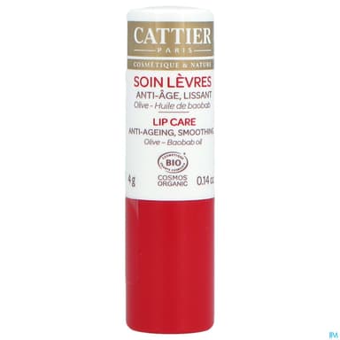CATTIER SOIN LEVRE A/AGE STICK 4G
