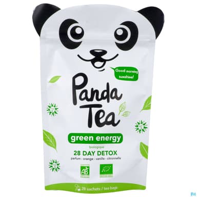 PANDA TEA GREENENERGY SACHET 28