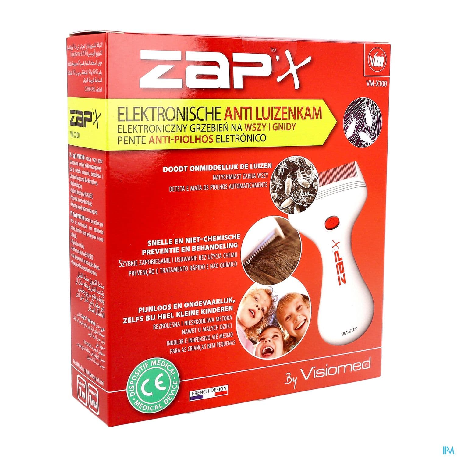 ZAP'X PEIGNE A/POUX ELECT