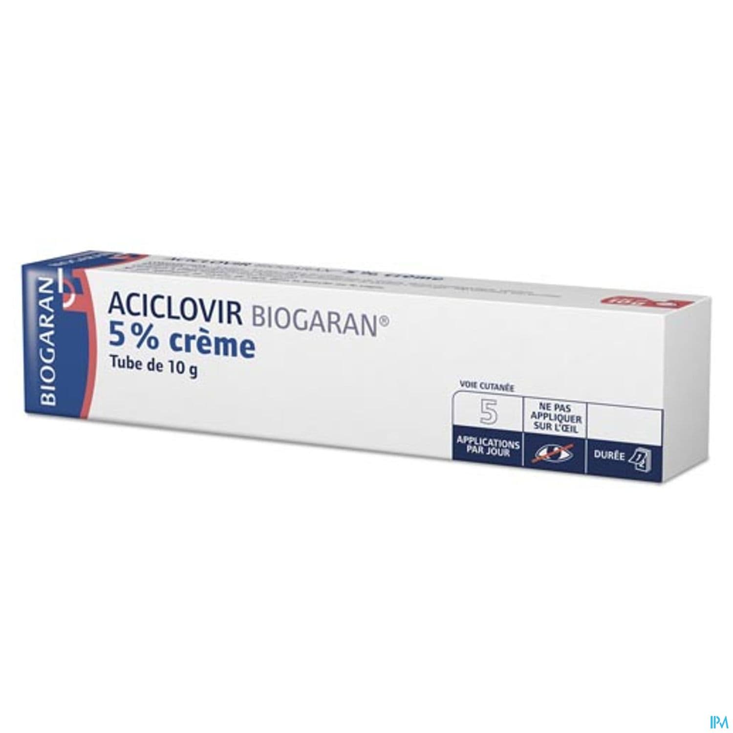 Aciclovir Biogaran 5% Creme 10g
