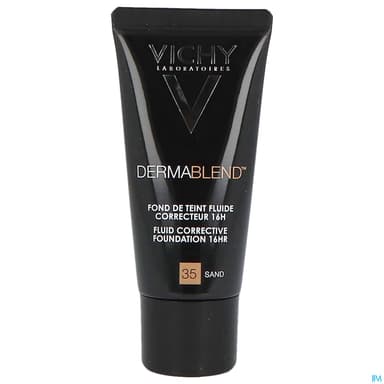 Vichy Dermablend Fluide Fond De Teint Correcteur 35 Sand 30ml