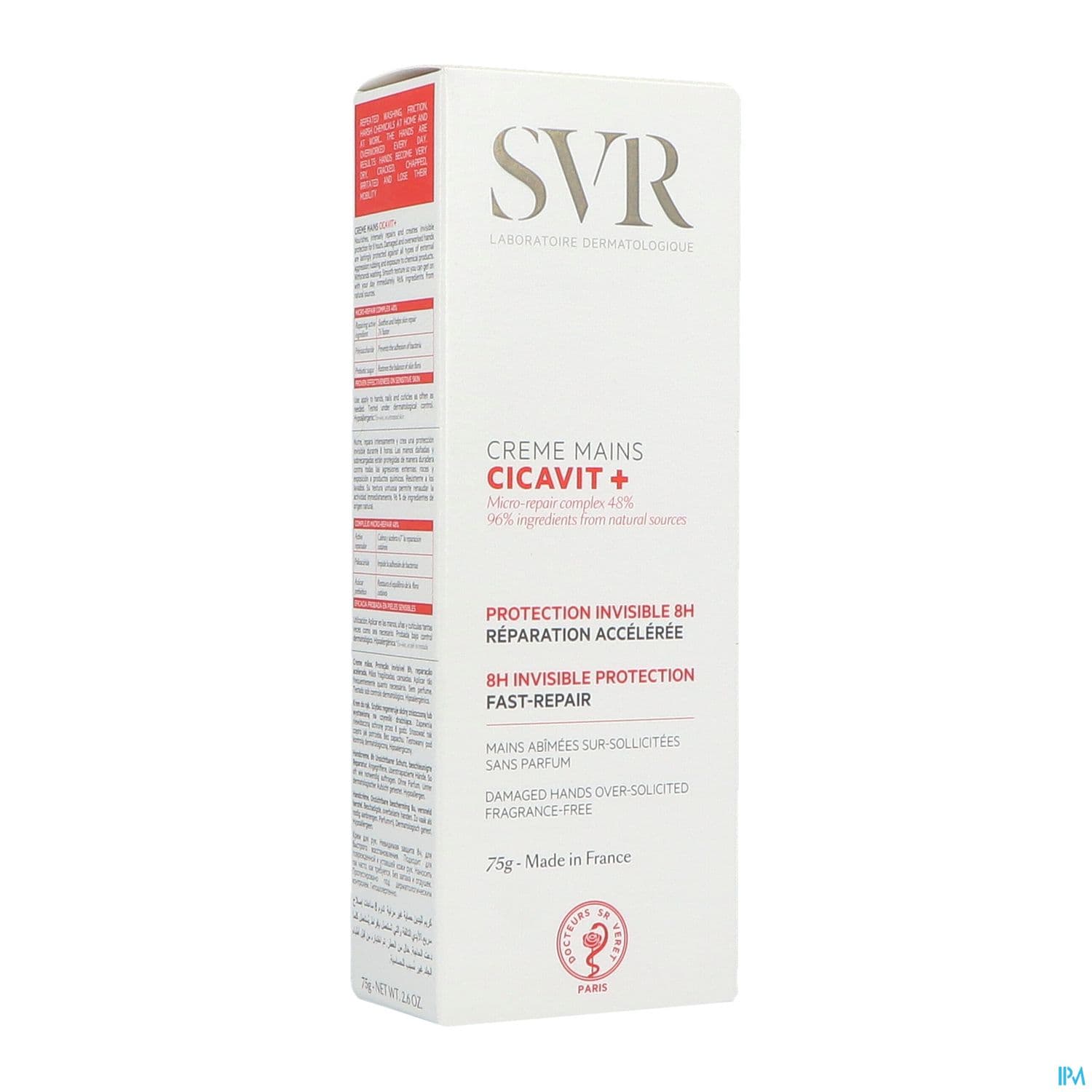 SVR CICAVIT+ CR MAIN 75ML — Pharmacie Duguesclin Lyon