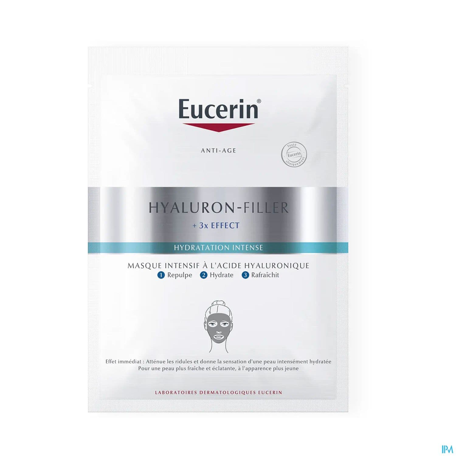 Eucerin Hyaluron Filler +3x Effect Masque Intensif A l Acide Hyaluronique X1
