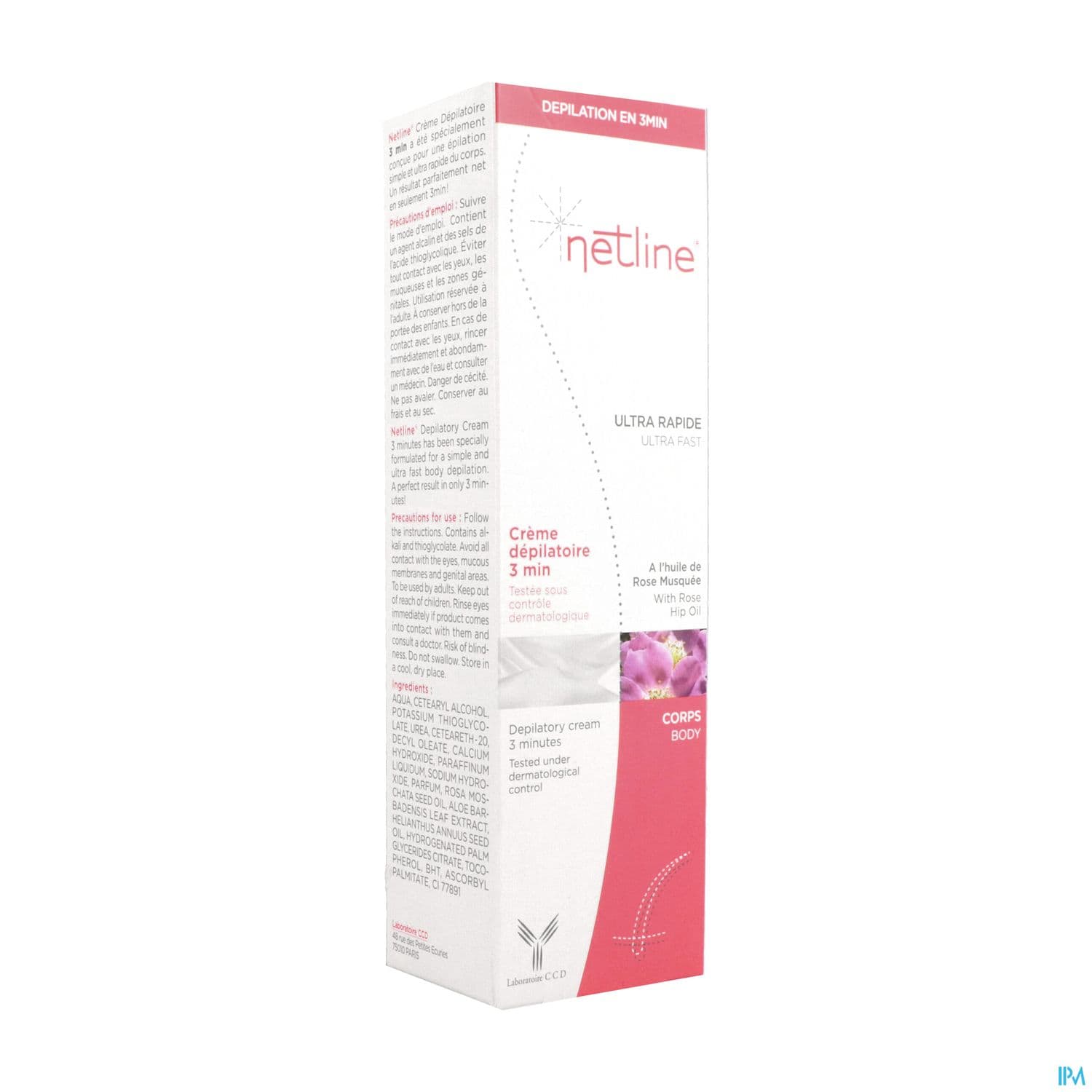 NETLINE CR DEPIL 3MN CORP 150ML — Pharmacie Malartic