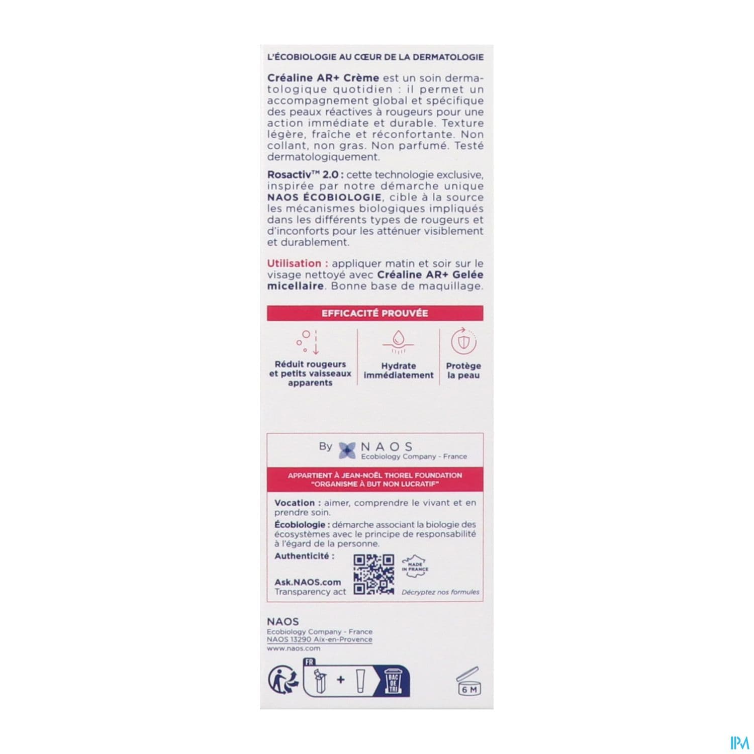 Bioderma Crealine Ar+ Creme Antirougeurs 40ml