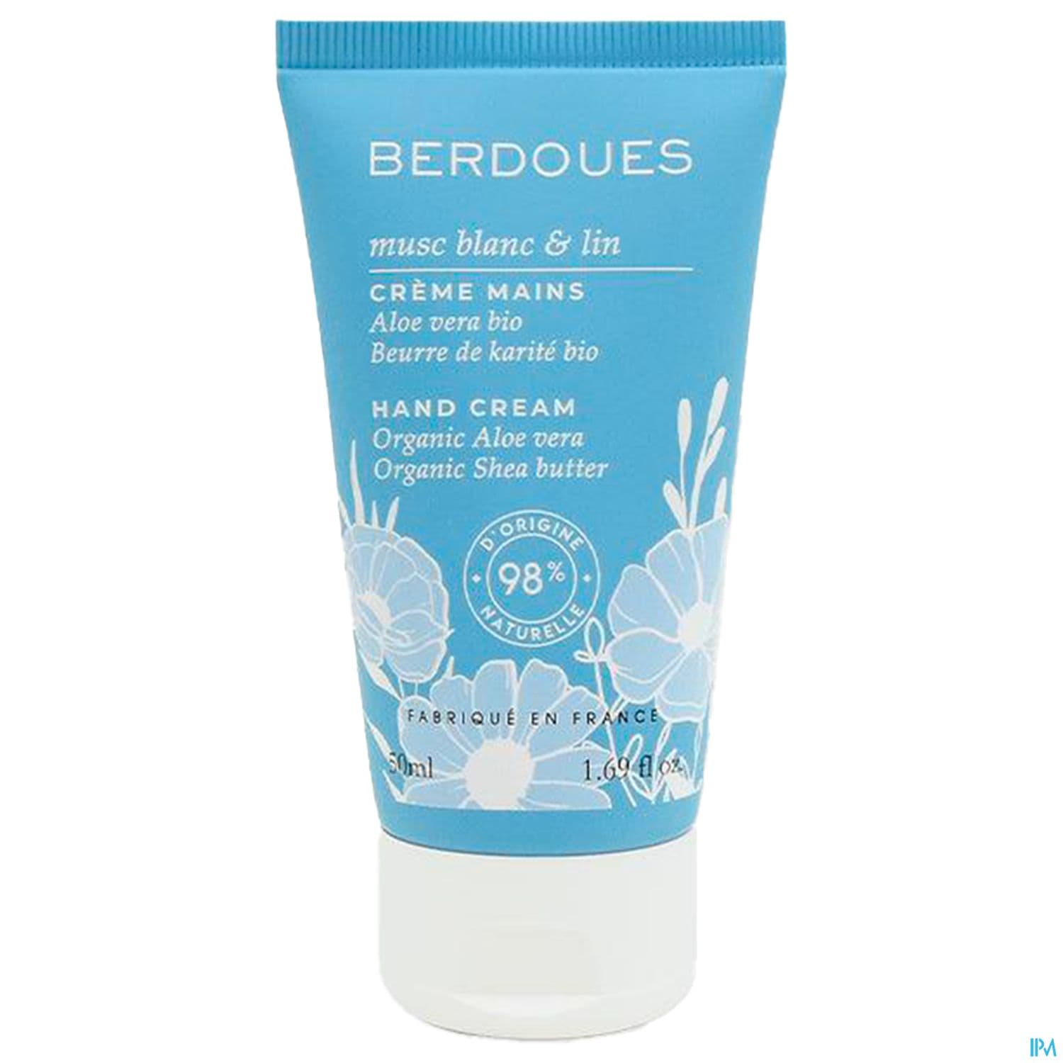 Berdoues 1902 Creme Mains Musc Blanc Lin 50ml