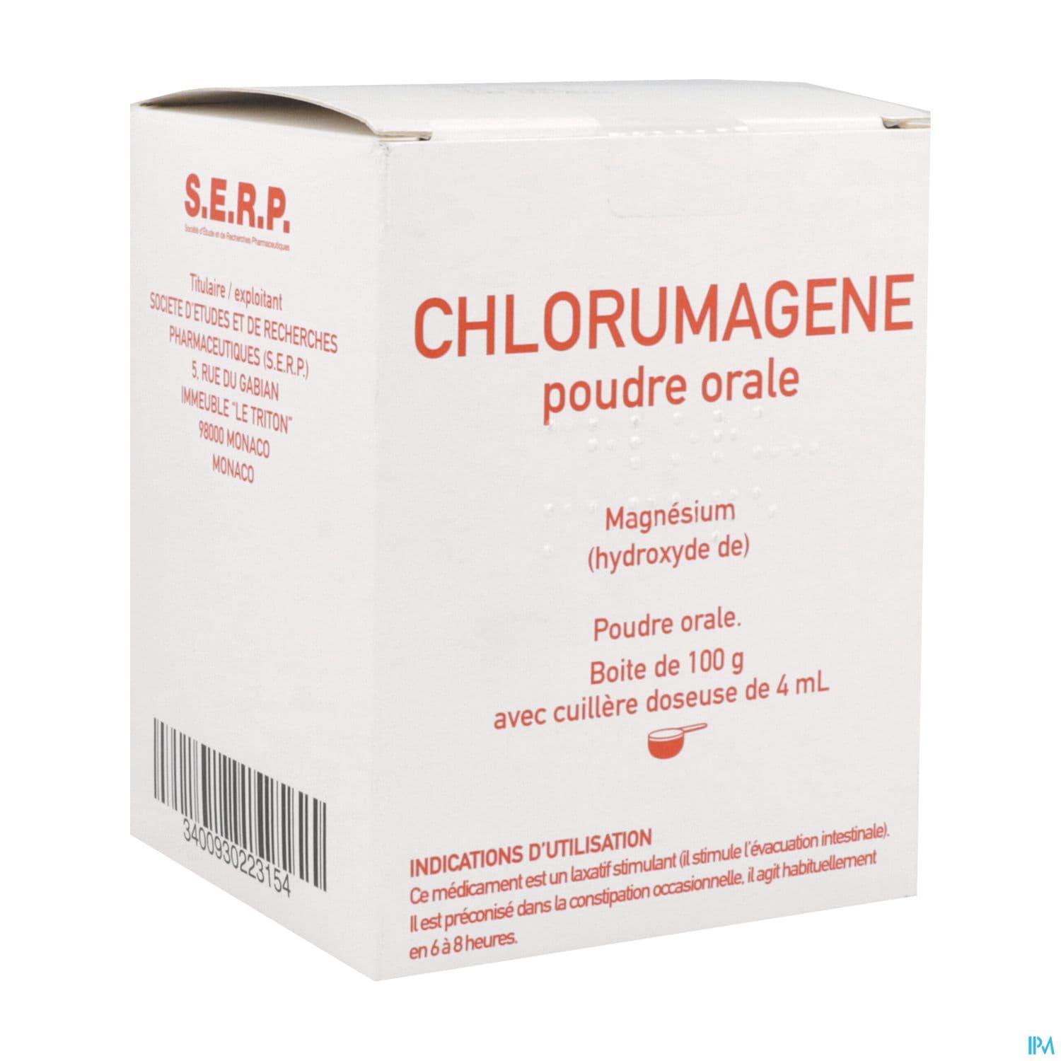 CHLORUMAGENE PDR 100G