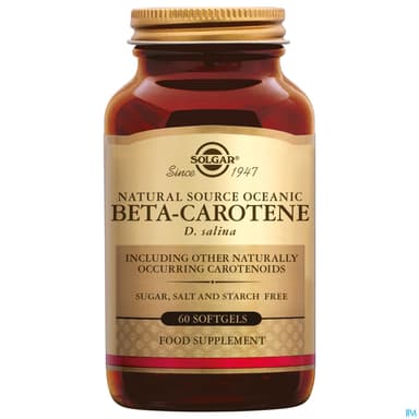 Solgar Beta Carotene 7mg Capsule Molle 60
