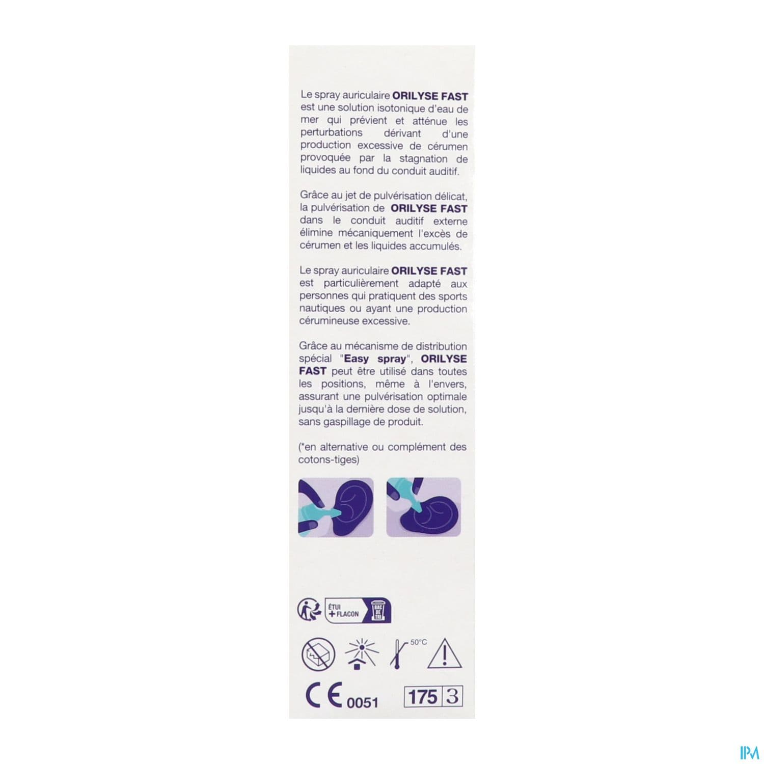 Orilyse Fast Spray Auriculaire 100ml
