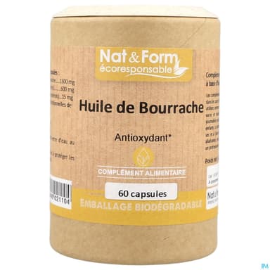 NAT&FORM ECO BOURRACHE CAPS60