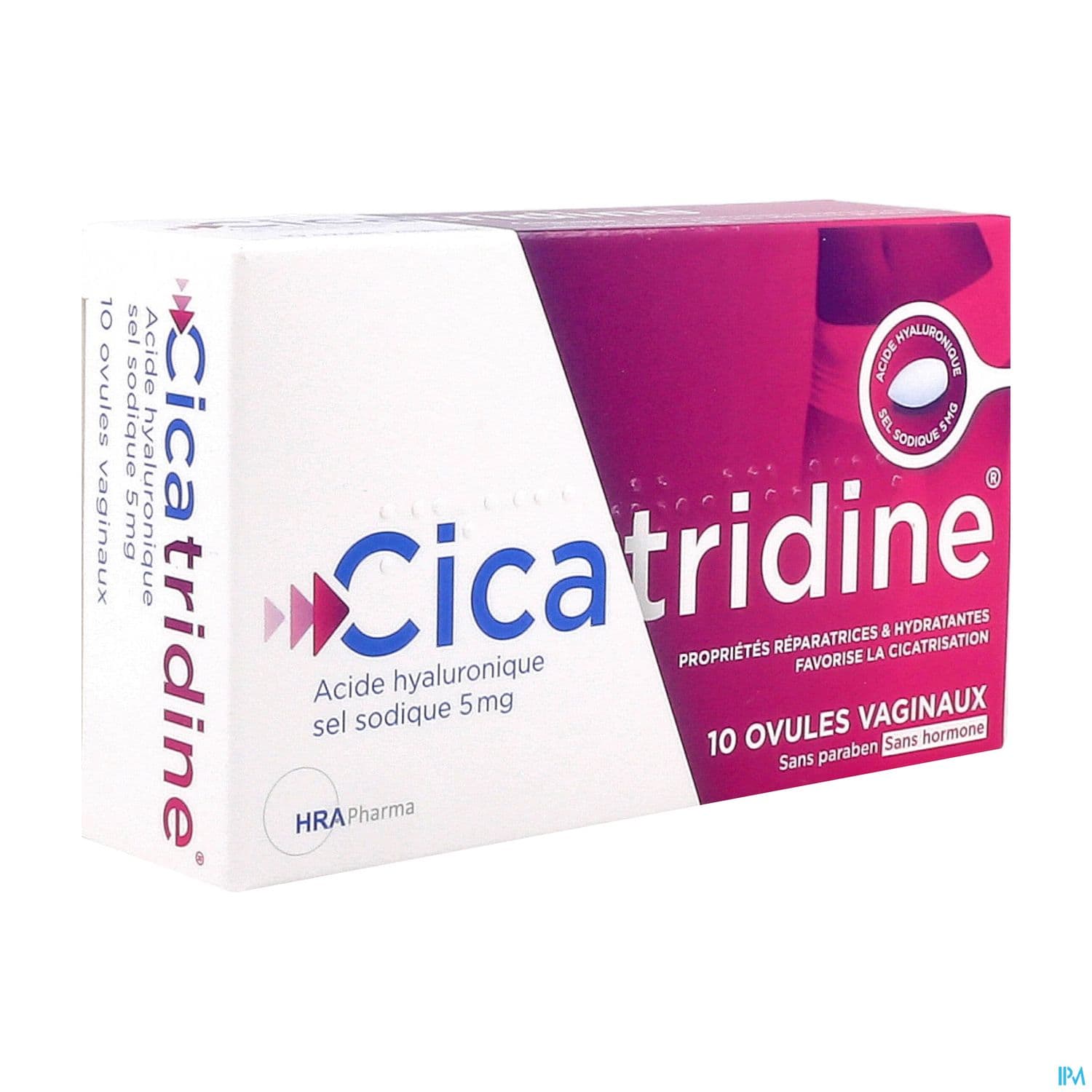 CICATRIDINE OVULE VAGINAL 10