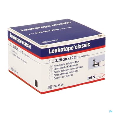 BDE LEUKOTAPE CL NOIR 10MX3,75CM