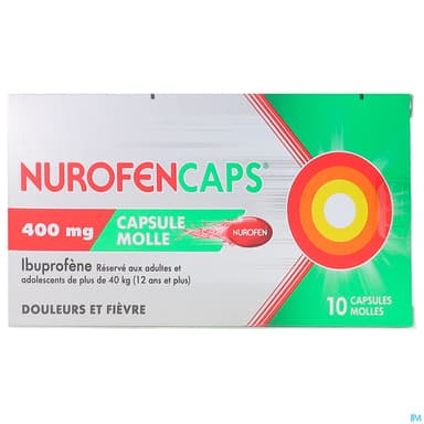 NUROFENCAPS 400MG CAPS 10