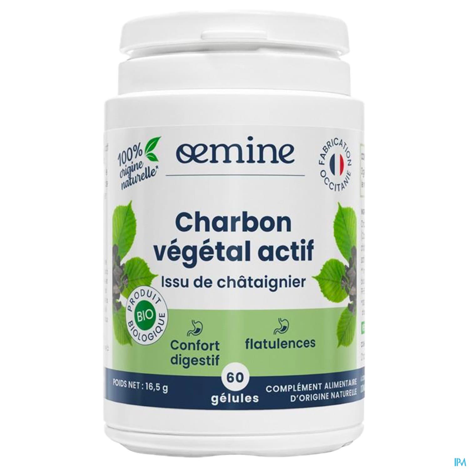 OEMINE CHARBON VEG ACTIF GELUL 60