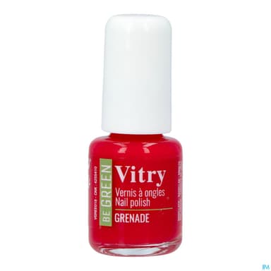 Vitry Be Green Vernis Ongles Grenade 6ml