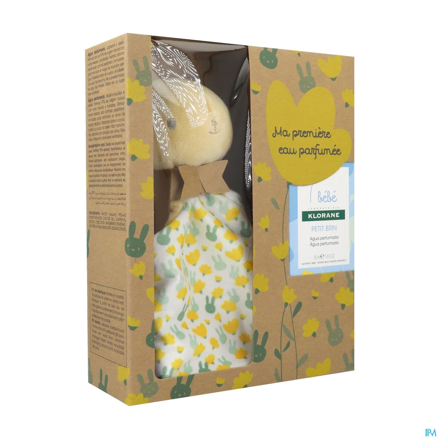 Klorane Bebe Coffret Eau Petit Brin Bebe 50ml + Lapin