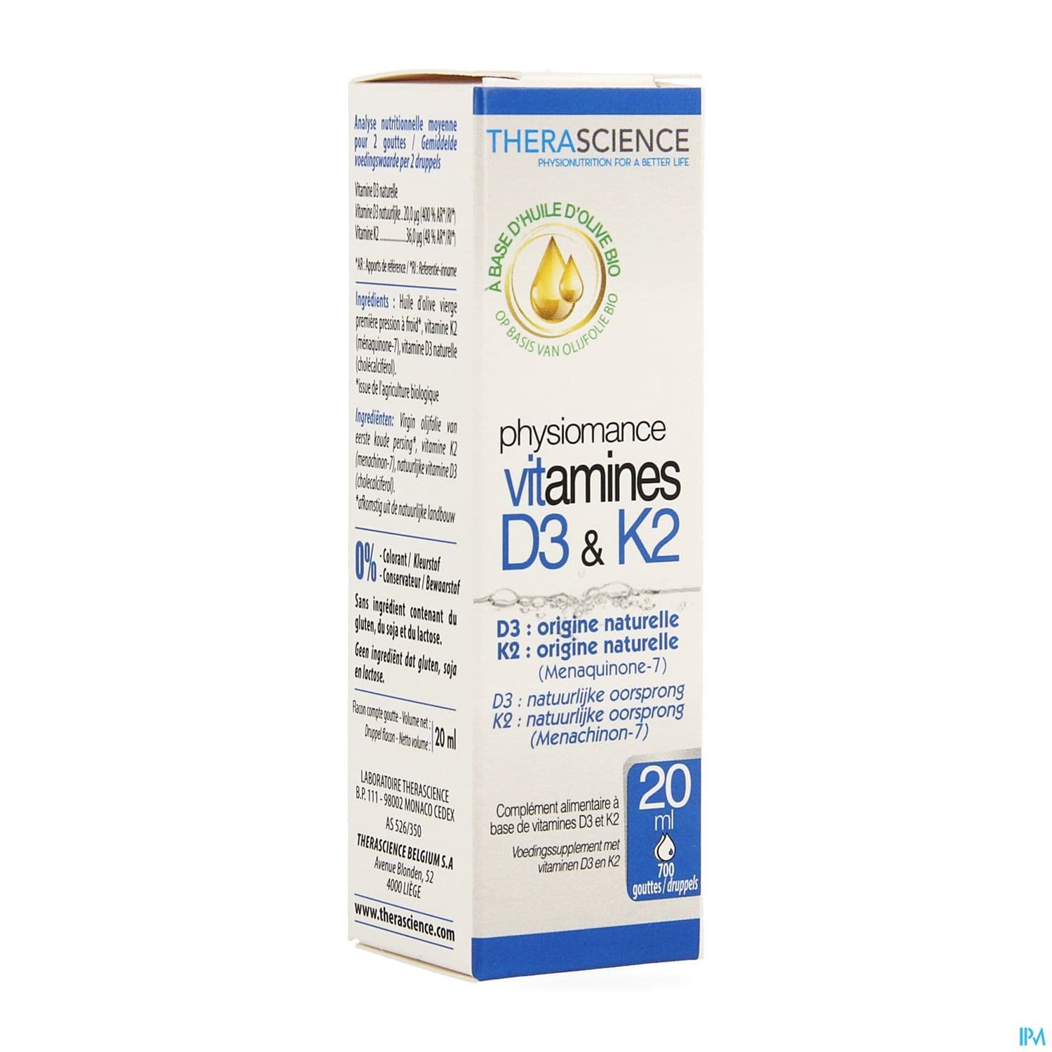 PHYSIOMANCE VITAMINES D3&K2 20ML