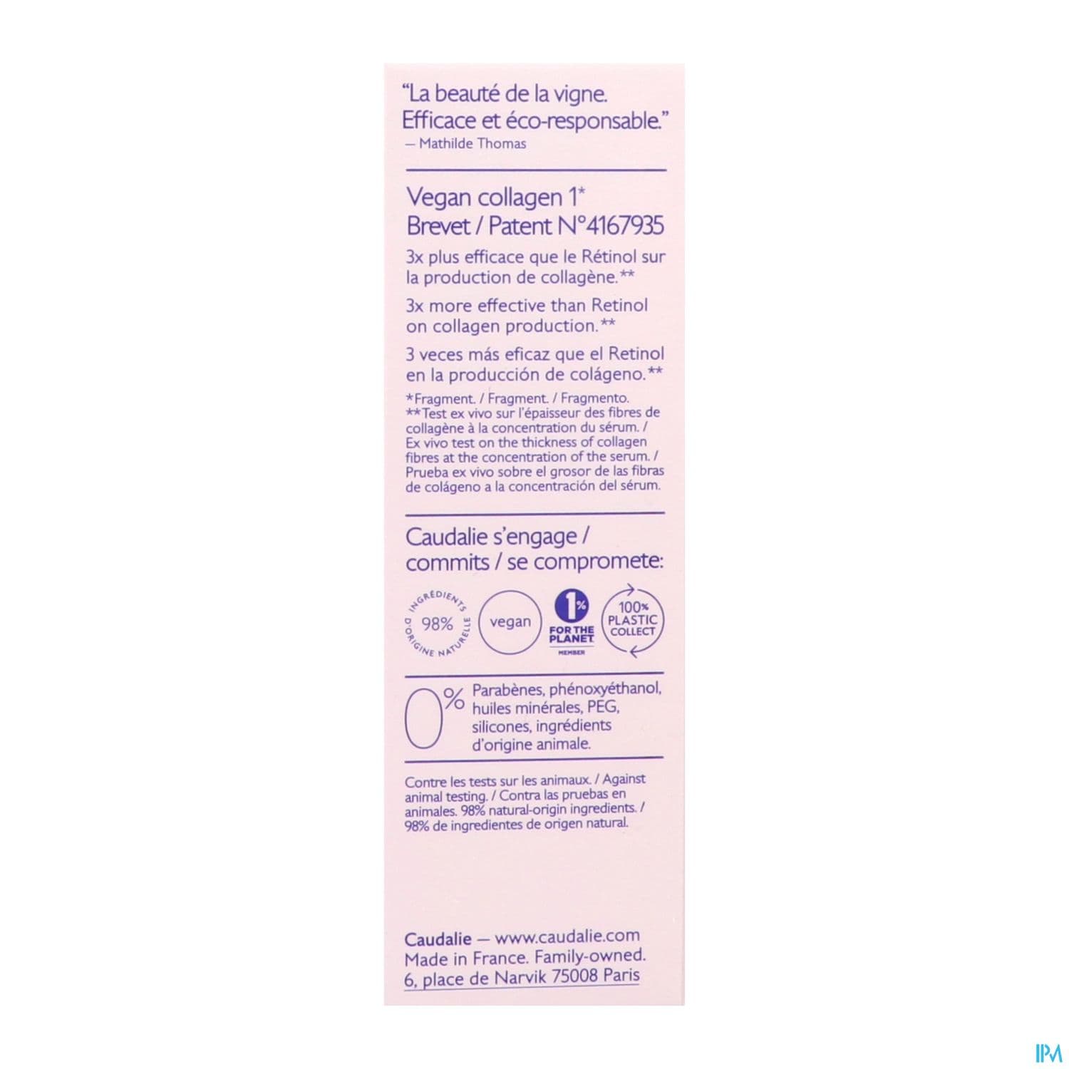 CAUDALIE RESVER LIFT SER FERM30ML