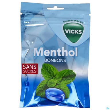 VICKS BONBONS MENTHOL SS 72G